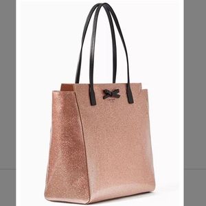 Kate Spade MAVIS STREET GLITTER TADEN LARGE TOTE